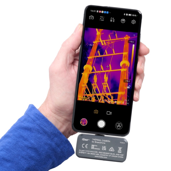 Fluke iSee™ TC03A - Cámara termográfica avanzada para Smartphones